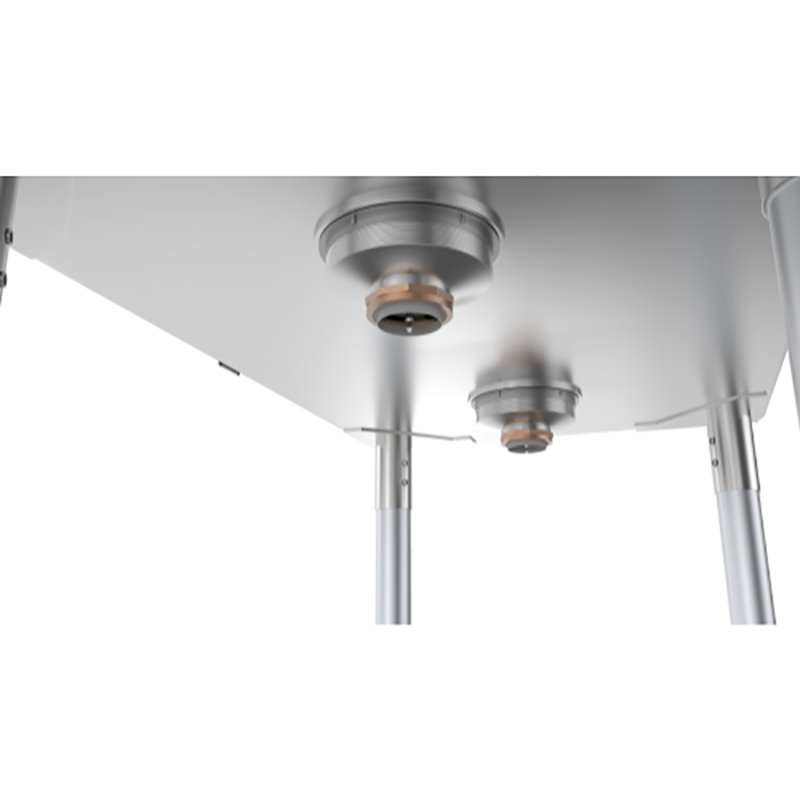 Pemberly Row Silver 12x16x10 Right Stainless Steel Kitchen Prep & Utility Sink