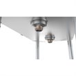 Pemberly Row Silver 12x16x10 Right Stainless Steel Kitchen Prep & Utility Sink