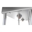 Pemberly Row 15x15x12 NSF Stainless Steel Kitchen Prep & Utility Sink in Silver