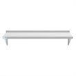 Pemberly Row 12x48 NSF Stainless Steel Wall Mount Shelf for Kitchen in Silver