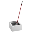 Pemberly Row 19x22x12 Stainless Steel Floor Mop Sink with Deep Basin in Silver