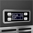 Pemberly Row Storage Basket Stainless Steel Built-In Ice Maker Machine in Silver
