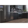 Pemberly Row Storage Basket Stainless Steel Built-In Ice Maker Machine in Silver