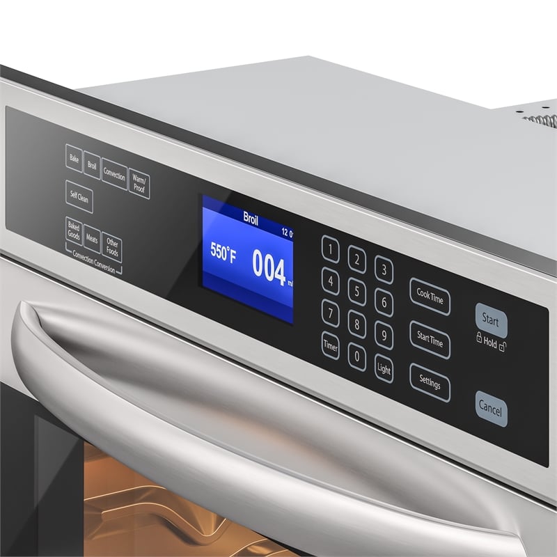 Pemberly Row 5 cu. ft. Stainless Steel Electric Convection Oven.