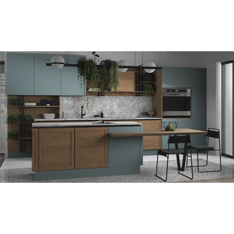 Pemberly Row 5 cu. ft. Stainless Steel Electric Convection Oven.