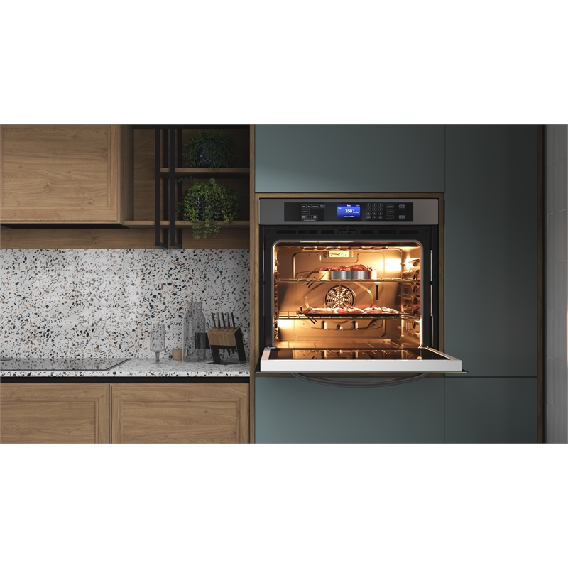 Pemberly Row 5 cu. ft. Stainless Steel Electric Convection Oven.