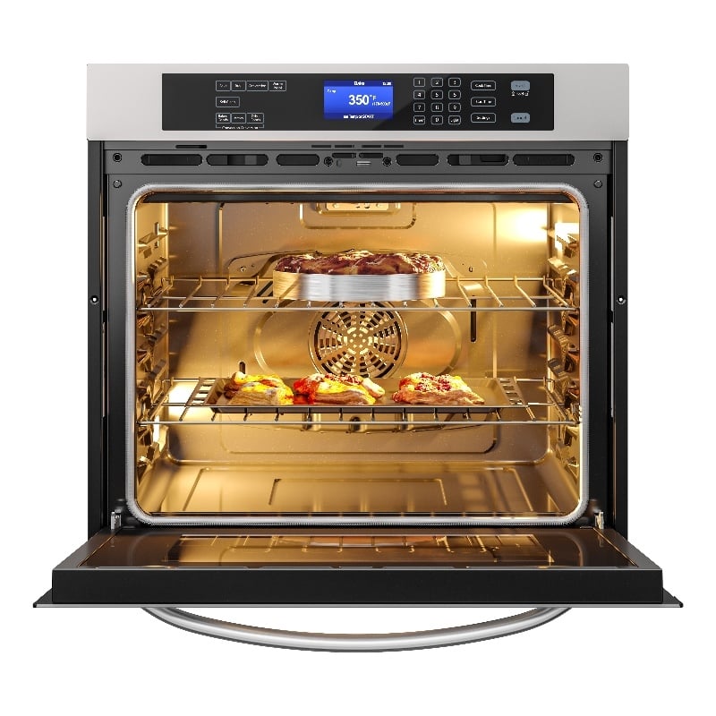 Pemberly Row 5 cu. ft. Stainless Steel Electric Convection Oven.