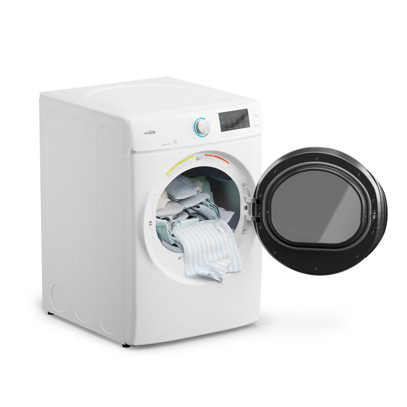 Pemberly Row 8 cu. ft. Large Stackable Vented Electric Front Load Dryer - 240V