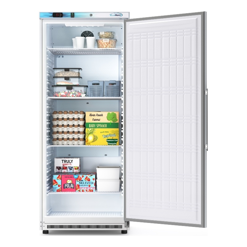 Pemberly Row 20 cu. ft. Reach-in Refrigerator in White with Manual Defrost