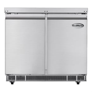 Pemberly Row 36&quot Commercial Refrigerated Prep Station Cold Table Refrigerator