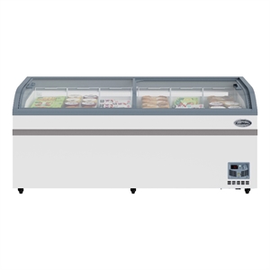 Pemberly Row 78&quot Manual Defrost Island Chest Freezer 19 cu. ft. Capacity