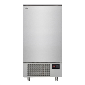 Pemberly Row 31&quot 10-Pan Commercial Reach-In Chiller Rapid Freez in Steel Silver
