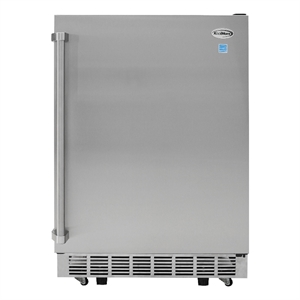 Pemberly Row 24&quot Outdoor Steel Refrigerator 55 cu. ft. w/ Automatic Defrost