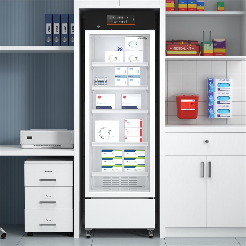 Pemberly Row 11 cu. ft. Pharmacy Refrigerator with Multi-Level Emergency Alarms