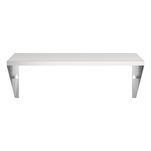 Pemberly Row 30&quot Front Shelf for Outdoor Commercial Grill in Stainless Steel