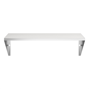 Pemberly Row 36&quot Front Shelf for Commercial Outdoor Grill in Stainless Steel