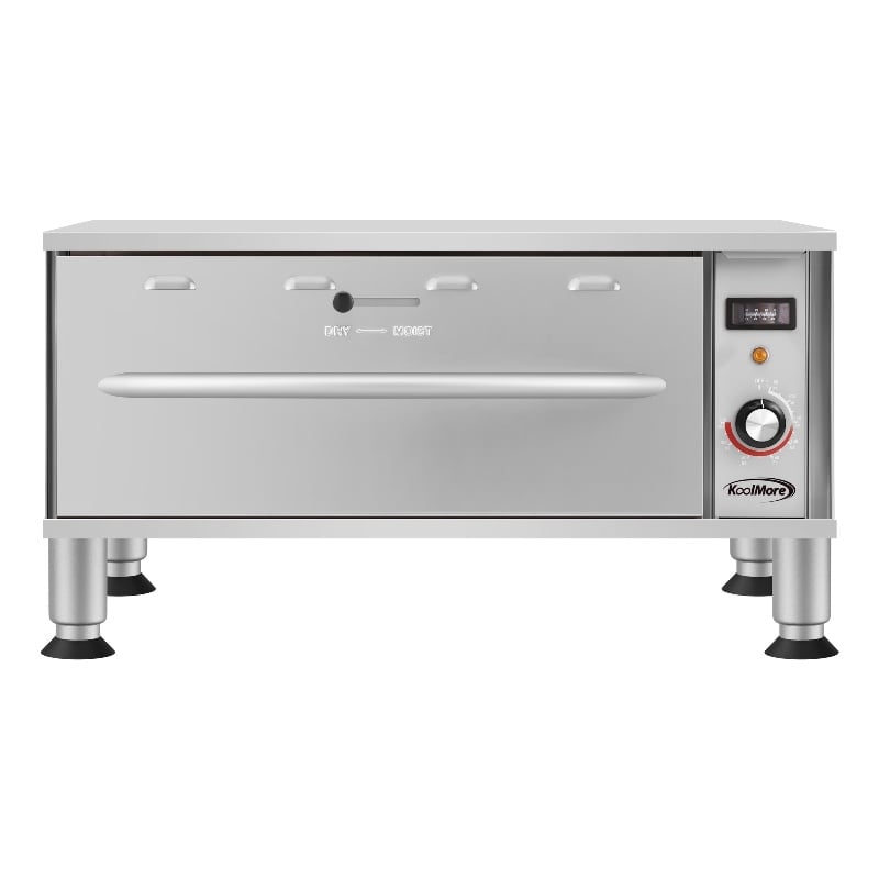 Pemberly Row One-Drawer Commercial Free Standing Warming Drawer in Steel