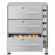 Pemberly Row 3-Drawer Commercial Free Standing Warming Drawer in Stainless Steel