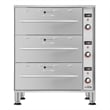 Pemberly Row 3-Drawer Commercial Free Standing Warming Drawer in Stainless Steel