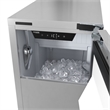 Pemberly Row Commercial Crescent Ice Maker in Stainless Steel