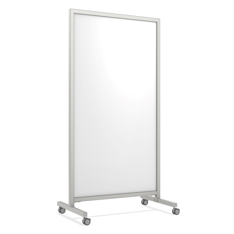 Pemberly Row Mobile Glassboard - Non-Magnetic - 75