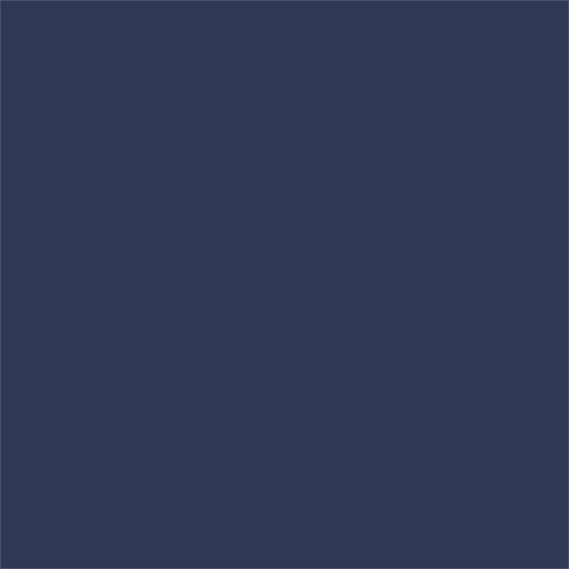 Pemberly Row Vinyl 4' x 4' Bulletin Board with Navy Blue Trim in Gray
