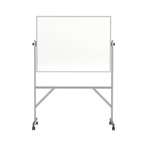 Pemberly Row Vinyl 3' H x 4' W Reversible Non-Magnetic Whiteboard in White