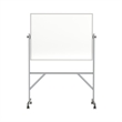 Pemberly Row Vinyl 3' H x 4' W Reversible Non-Magnetic Whiteboard in White