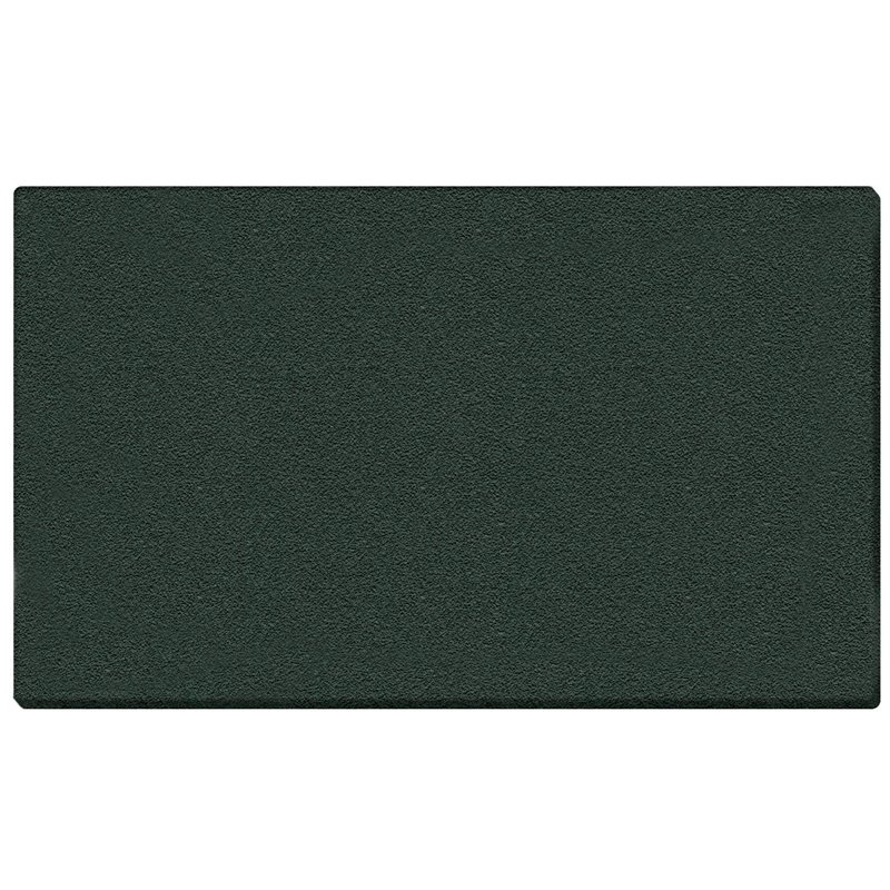 Pemberly Row Vinyl 4' x 5' Wrapped Edge Bulletin Board in Ebony Brown