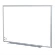 Pemberly Row 3' x 4' Magnetic Hygienic Whiteboard with Aluminum Frame in White
