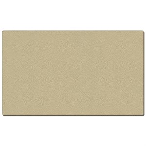Pemberly Row Vinyl 4' x 12' Wrapped Edge Bulletin Board in Caramel