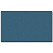 Pemberly Row Vinyl 4' x 5' Wrapped Edge Bulletin Board in Ocean Blue