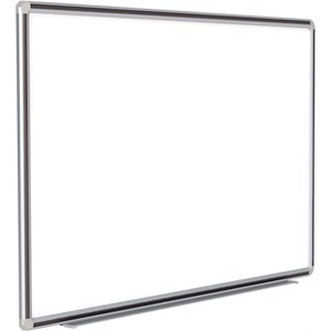 Pemberly Row 48&quotx72&quot Aluminum Frame Ceramic Magnetic Whiteboard - Black Trim