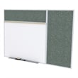 Pemberly Row Ceramic 4' x 8' Rubber Bulletin & Magnetic Whiteboard B-Set