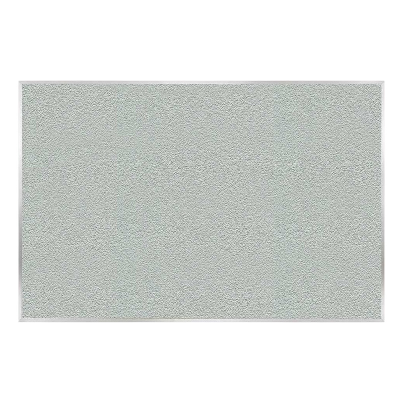 Pemberly Row Bulletin Board - Satin Aluminum Frame - 4ft H x 7ft 4