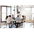 Pemberly Row Porcelain Whiteboard - Magnetic - Aluminum Frame - 4'x 8'