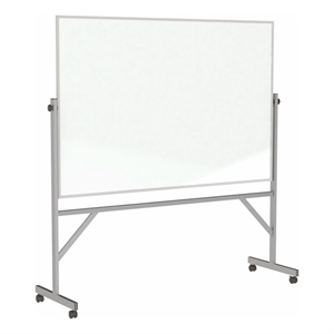 Pemberly Row Porcelain Whiteboard - Magnetic - Aluminum Frame - 4'x 8'