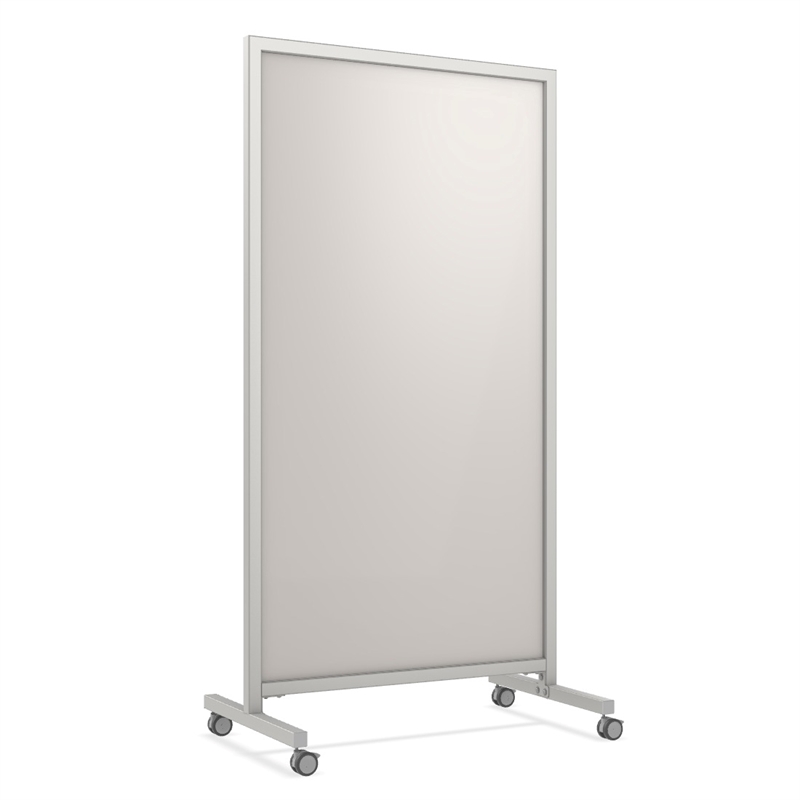 Pemberly Row Mobile Glassboard - Non-Magnetic - 75