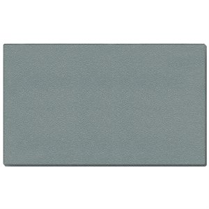 Pemberly Row Vinyl 4' x 12' Wrapped Edge Bulletin Board in Stone