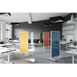 Pemberly Row Mobile Glassboard - Non-Magnetic - 75