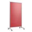 Pemberly Row Mobile Glassboard - Non-Magnetic - 75