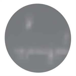 Pemberly Row Low Profile Circular Glass Dry Erase Board Magnetic in Gray