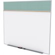 Pemberly Row Vinyl 5' x 12' Bulletin & Magnetic Whiteboard Set-A in Stone
