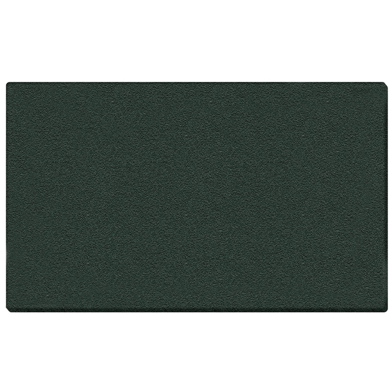 Pemberly Row Vinyl 4' x 8' Wrapped Edge Bulletin Board in Ebony Brown