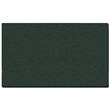 Pemberly Row Vinyl 4' x 8' Wrapped Edge Bulletin Board in Ebony Brown