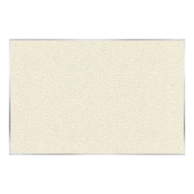 Pemberly Row Bulletin Board - Satin Aluminum Frame - 4ft H x 7ft 4