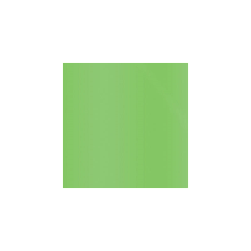 Pemberly Row Low Profile Circular Glass Dry Erase Board Non-Magnetic in Green