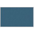 Pemberly Row Vinyl 3' x 4' Bulletin Board with Aluminum Frame in Ocean Blue
