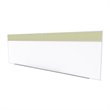 Pemberly Row Vinyl 5' x 16' Bulletin & Magnetic Whiteboard Set-A in Caramel