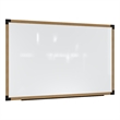 Pemberly Row Wall Whiteboard Magnetic Natural Oak Frame 3 x 6ft